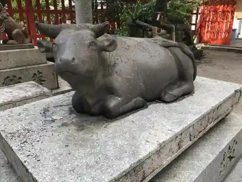 水鏡天満宮の狛犬