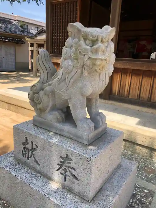 舞子六神社/まいこむの宮の狛犬