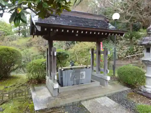 天台宗　長窪山　正覚寺の手水舎