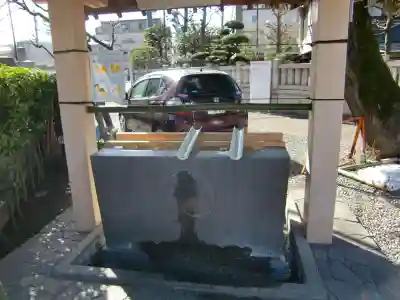 白鬚神社の手水舎