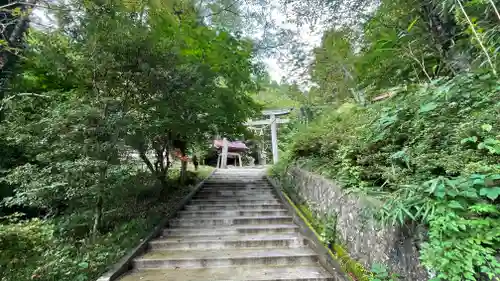 上山八幡宮の景色