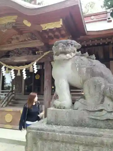 素鵞神社の狛犬