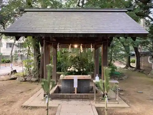 赤坂氷川神社の手水舎