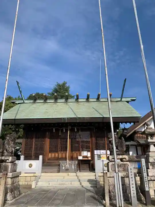 御井神社の本殿・本堂