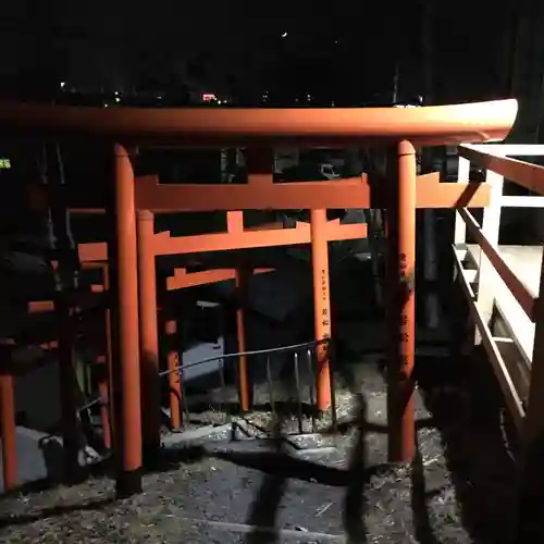 清田稲荷神社の鳥居