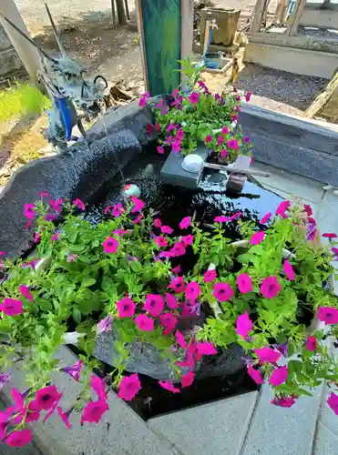 多田野本神社の手水舎