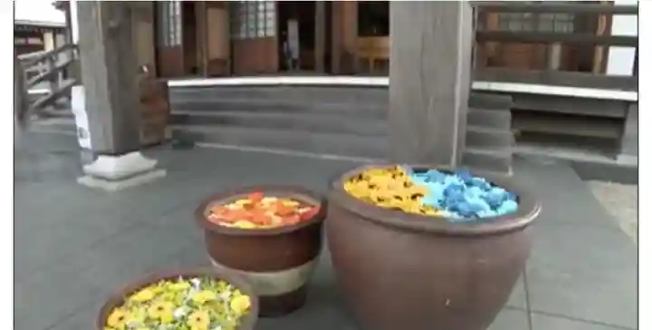 法盛寺の手水舎