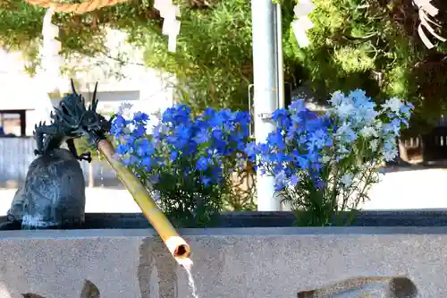 三津厳島神社の手水舎