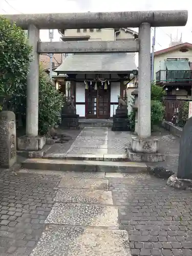 目白豊坂稲荷神社の鳥居
