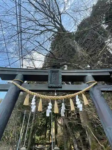 英彦山豊前坊高住神社の鳥居