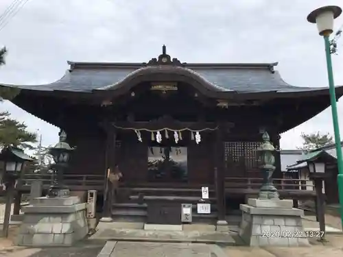 琴彈八幡宮の本殿・本堂