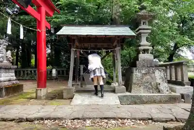 中野谷神社の手水舎