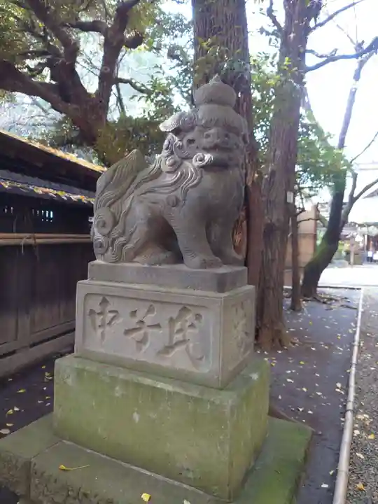 ときわ台天祖神社の狛犬