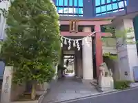 築土神社の鳥居