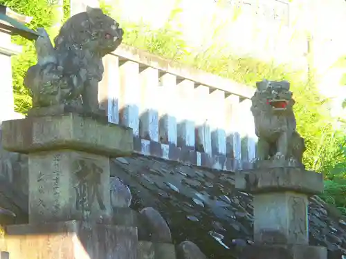 枇杷神社の狛犬