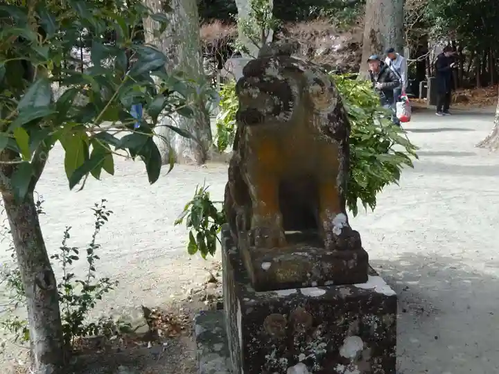 川津来宮神社の狛犬