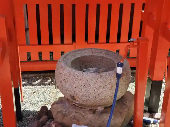 豊勝稲荷大明神の手水舎