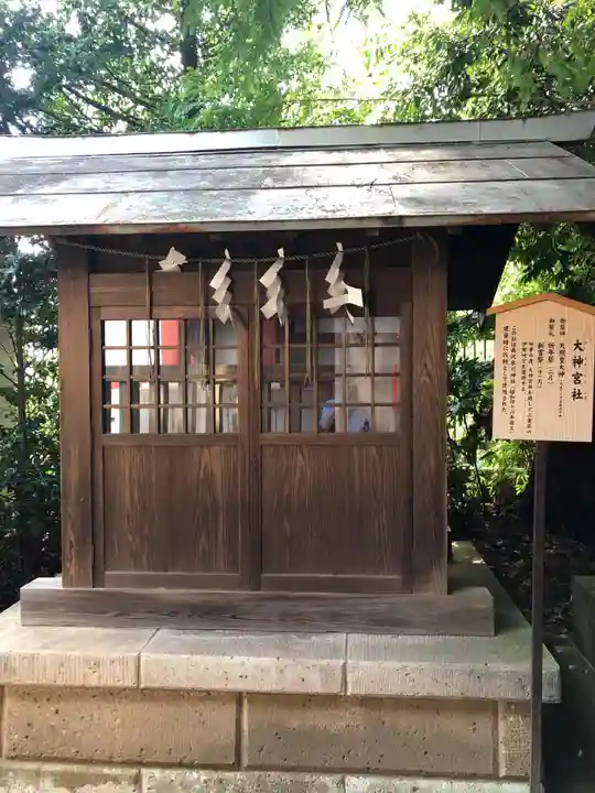 南沢氷川神社の末社・摂社