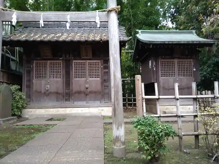 石神井氷川神社の末社・摂社