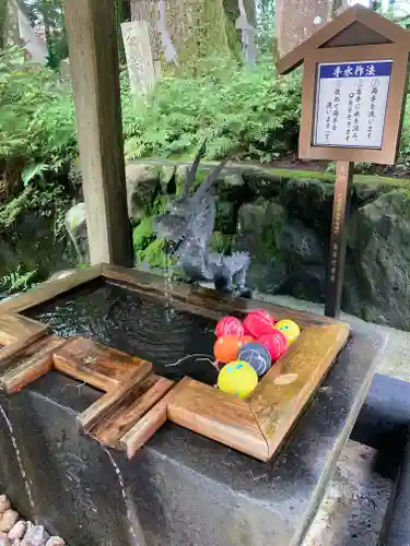 富士山東口本宮 冨士浅間神社の手水