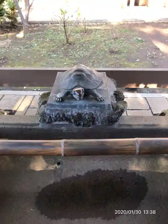 江島神社の手水舎