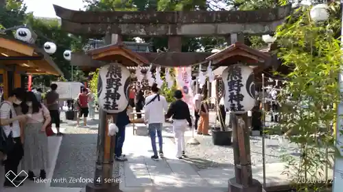 川越熊野神社の鳥居