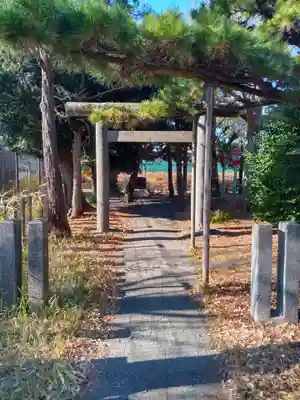花之木稲荷神社の鳥居