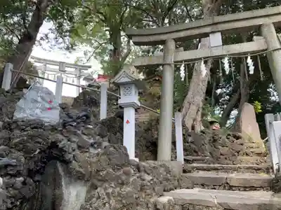多摩川浅間神社の鳥居