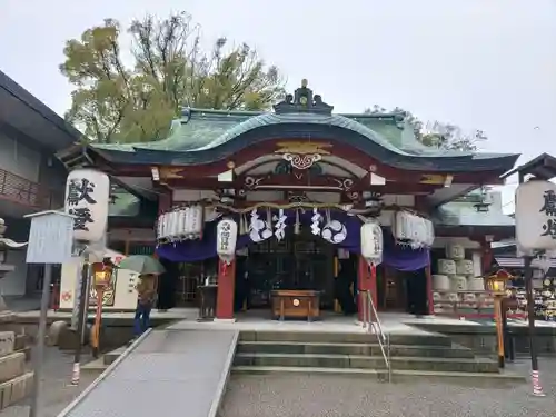 開口神社の本殿・本堂