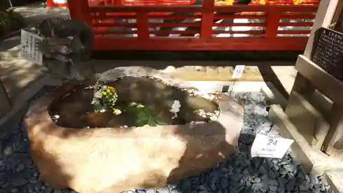 鞍馬寺の手水舎