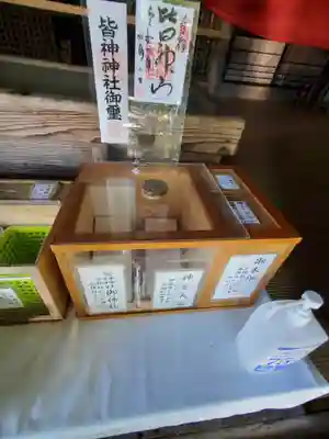 皆神神社の御朱印