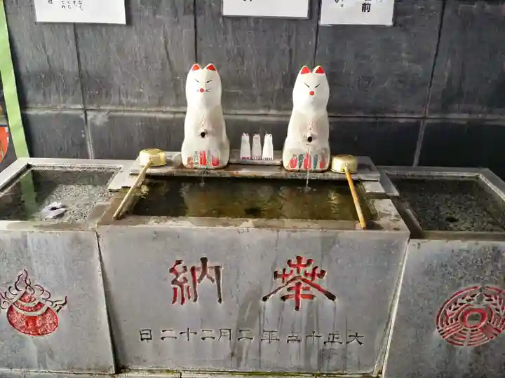 熊本城稲荷神社の手水舎