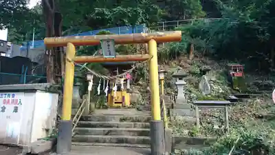 西ノ澤不動尊の鳥居