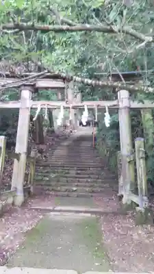 清和天皇社の鳥居