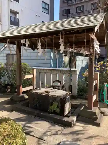 高輪神社の手水