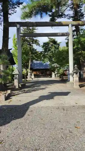 北宮諏方神社の鳥居