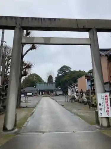 能見神明宮（元能見）の鳥居