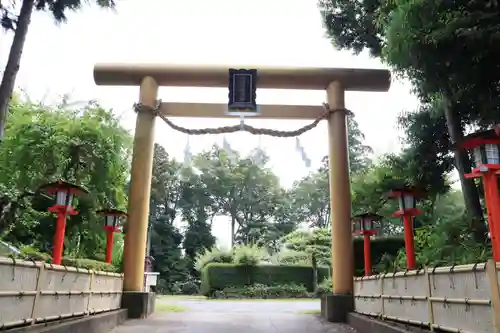 水海道天満宮の鳥居