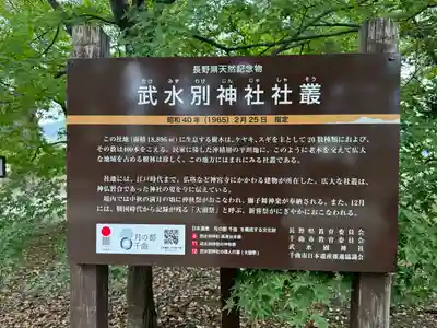 武水別神社(長野県)