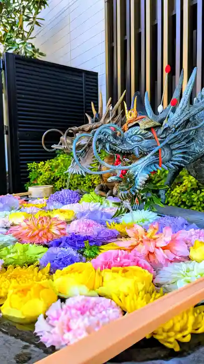 駒込妙義神社の手水舎