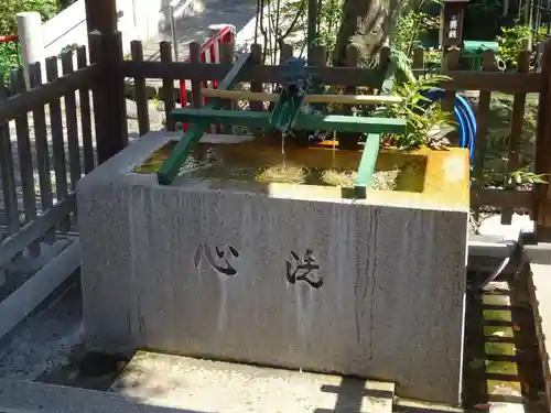 江島杉山神社の手水