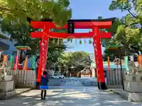 開口神社の鳥居