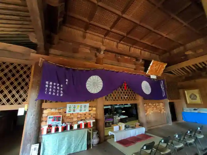 桑実寺の本殿・本堂