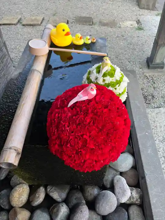 上尾御嶽神社の手水舎