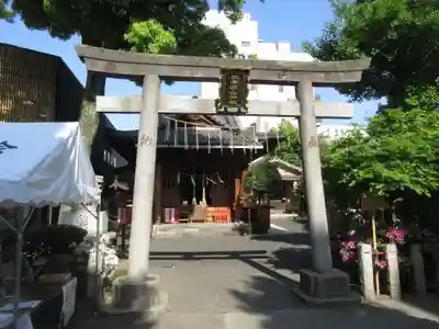 江島杉山神社の鳥居