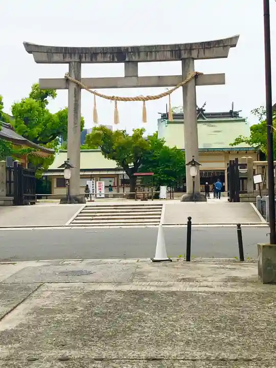 難波大社 生國魂神社の鳥居