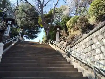 品川神社の景色