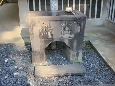 上田端八幡神社の手水舎