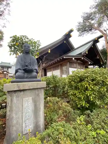 松陰神社の像