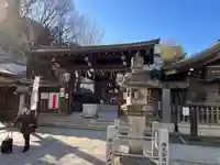 下谷神社の山門・神門